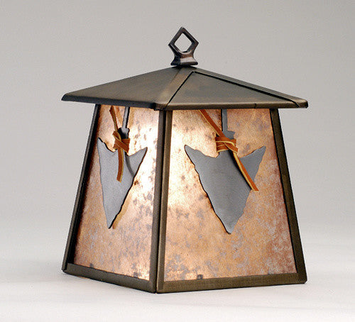 7 5"W Arrowhead Hanging Wall Sconce