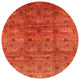 Ahgly Company Indoor Round Mid-Century Modern Area Rugs, 4' Round