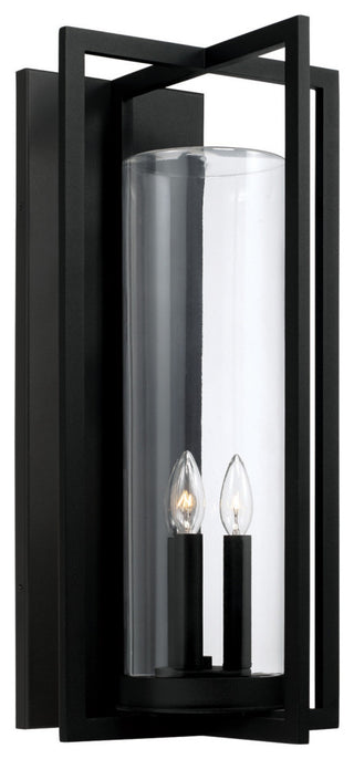 Capital Lighting 948231 Kent 3 Light 25" Tall Wall Sconce - Black