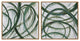 Evergreen Twists Canvas Wall Art With Gold Frame