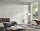 Metropolis 2, Urban Graphic Stripes Floral Plain Light White Wallpaper Sample