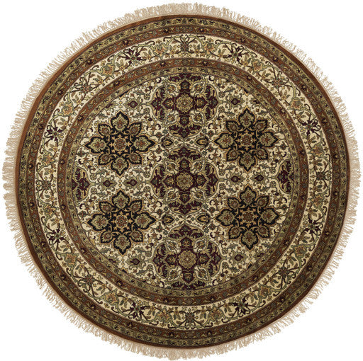 Taj Mahal Area Rug, 8', Round