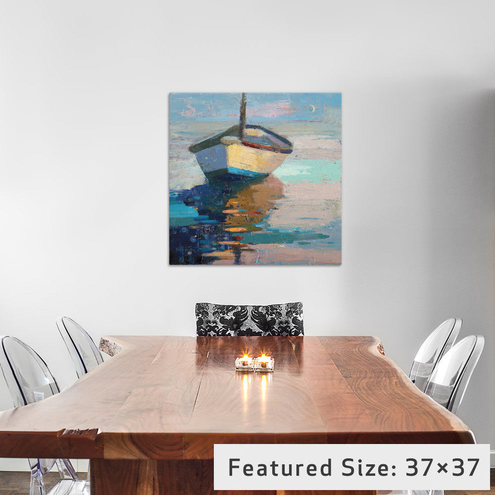 "Lap Lap Nap Nap" by Beth A. Forst, 37x37x1.5