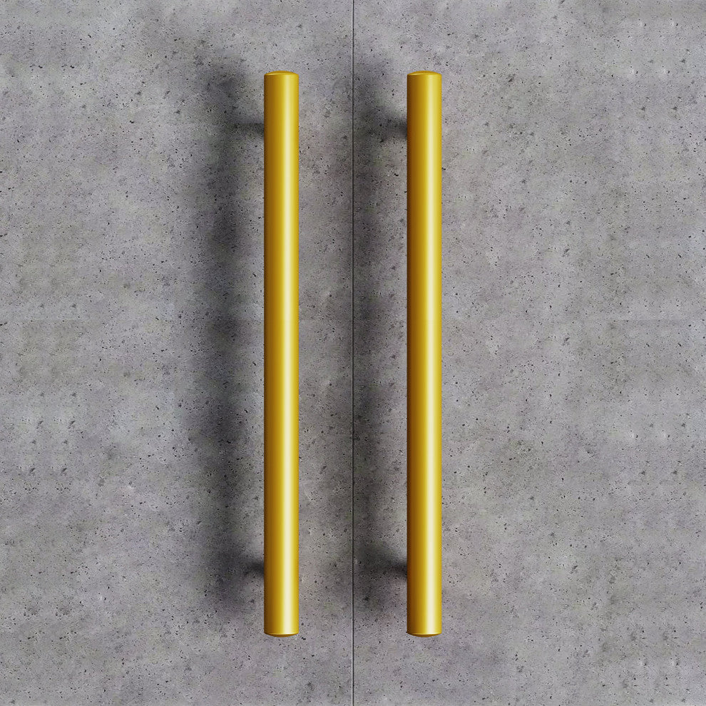 Dowell Series 3001 Handles, 160mm/6.3" CTC, Brushed Brass/Golden, 10-Pack