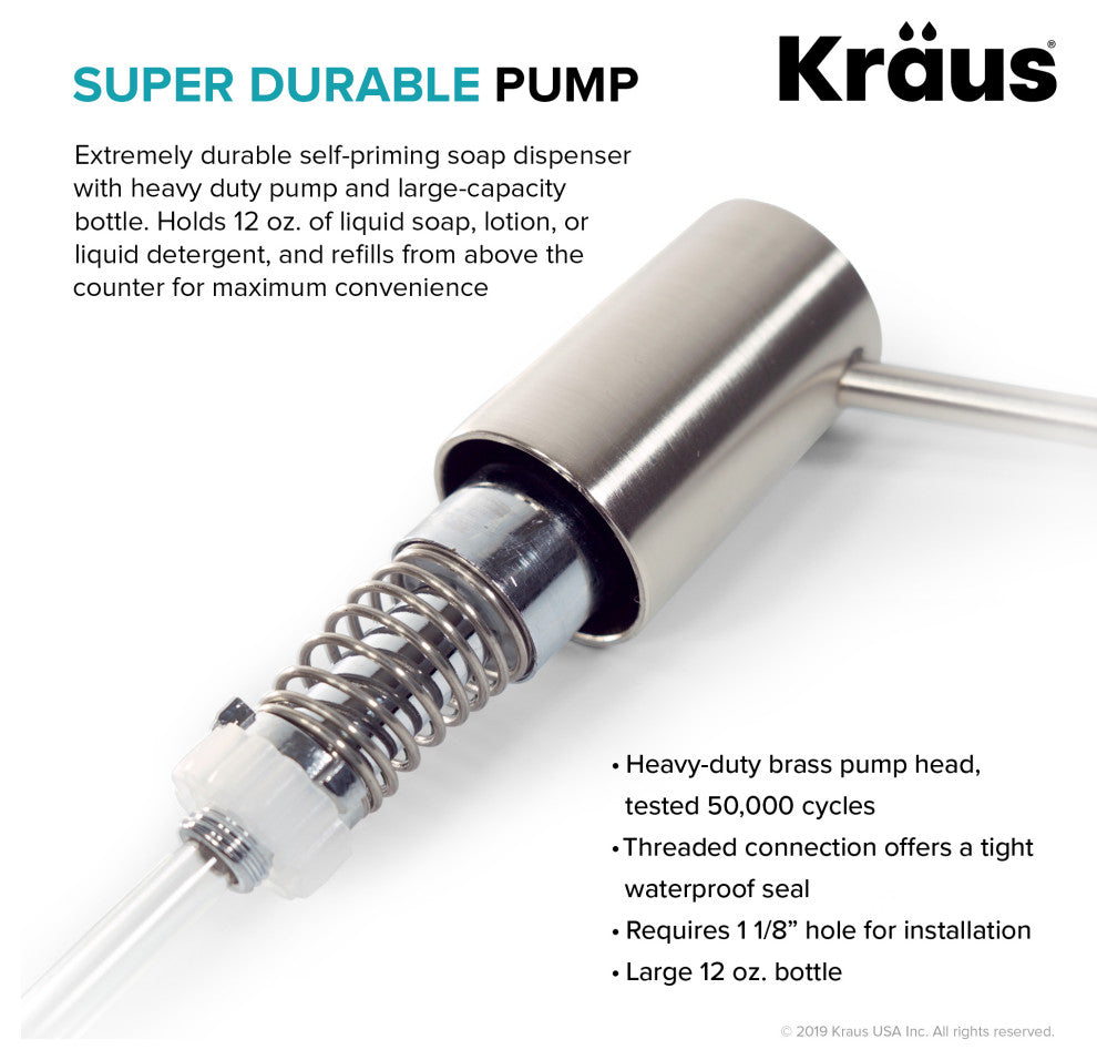 Soap Dispenser, Stainless Steel