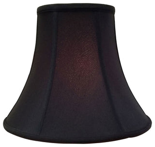 Royal Designs True Bell Lamp Shade, Black, 7"