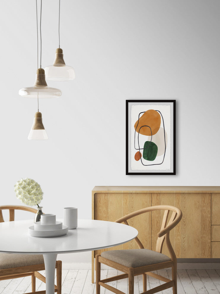 "Virtually Connected" Framed Painting Print, 30x45