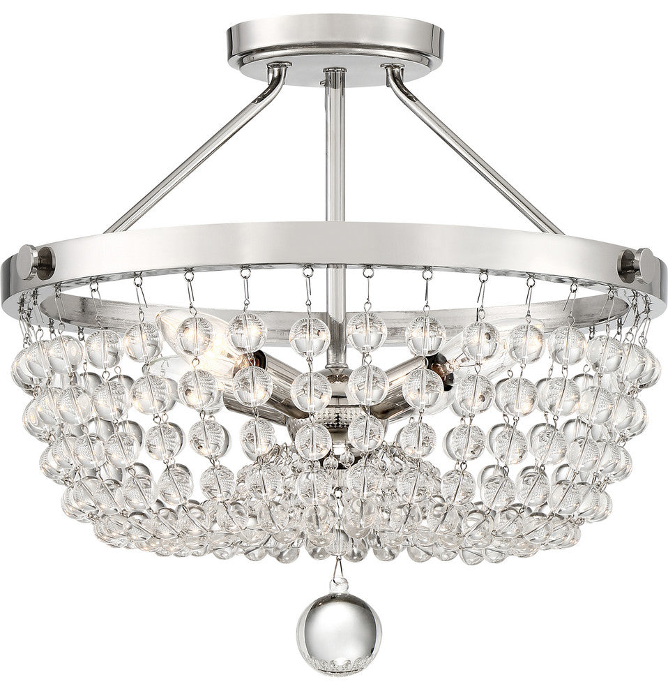Quoizel Teresa Four Light Semi-Flush Mount TRA1716PK