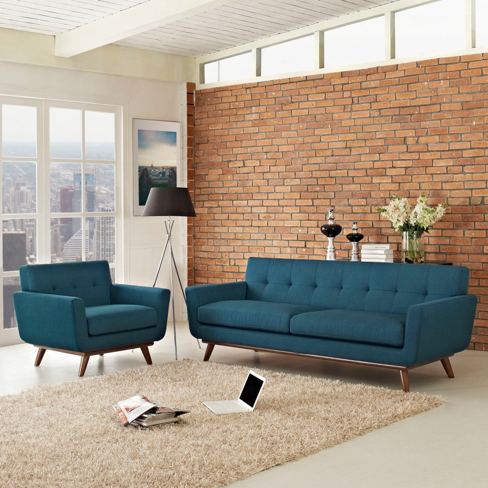 Azure Engage Armchair and Sofa Set of 2
