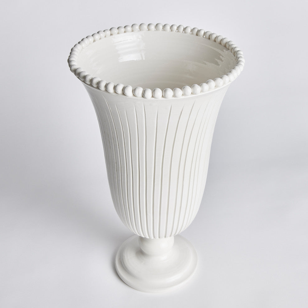 Perla Tall Italian Vase