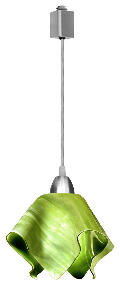 Jezebel Radiance Flame Track Light, Small, Grass Green