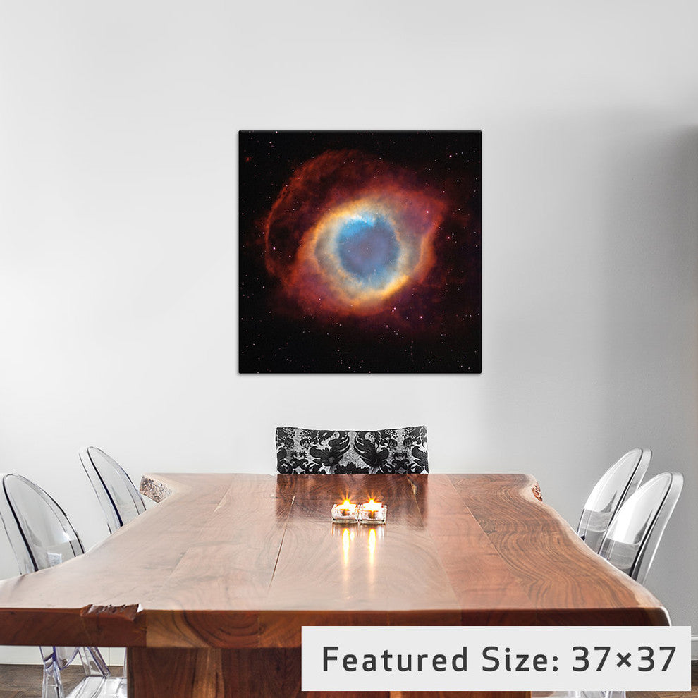 "Helix (Eye of God) Nebula (Hubble Telescope)" by NASA, 37x37x1.5"