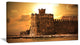 Old Castle at Sunset, Landscape Canvas Art Print, 40x20