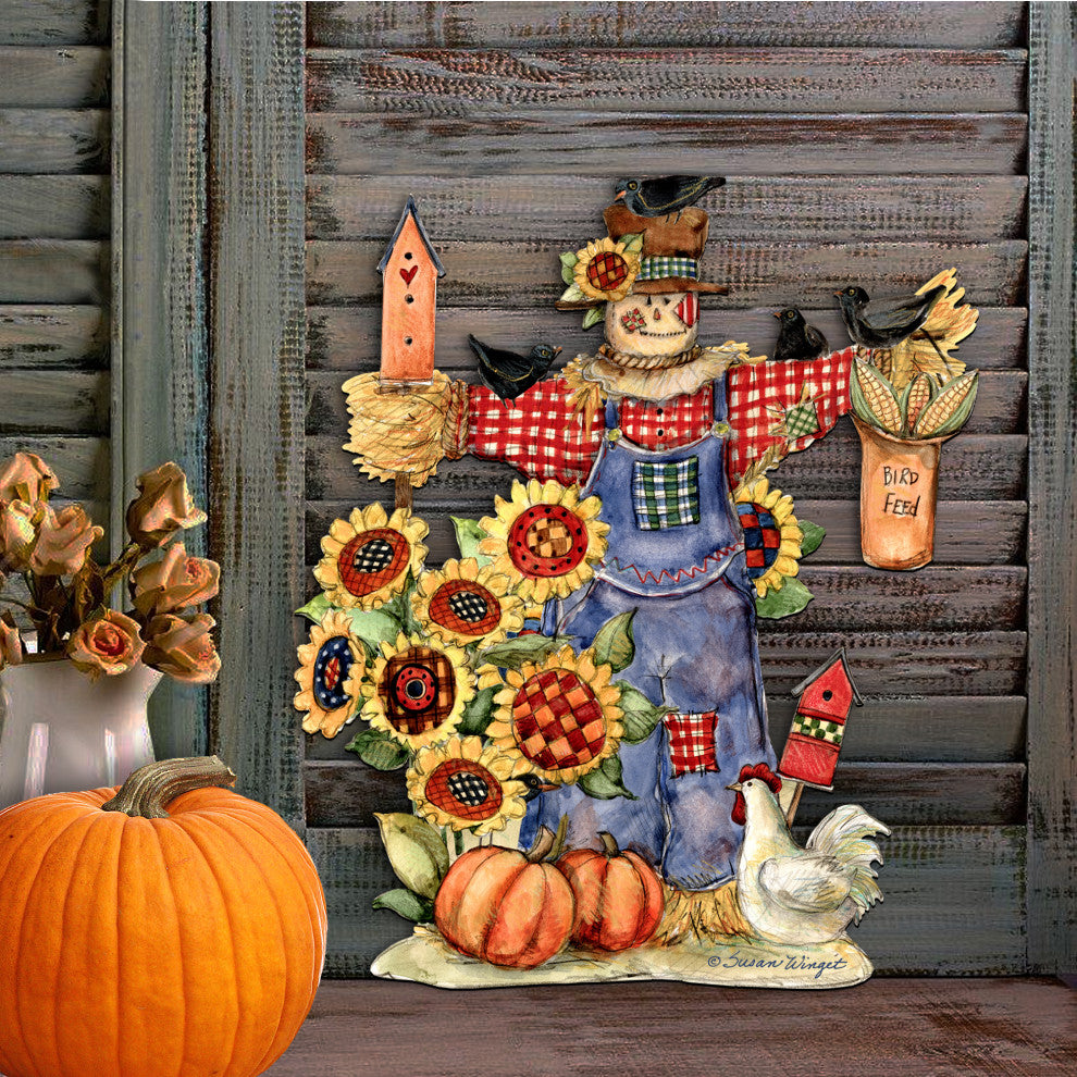 Bethany Scarecrow Halloween Door Decor