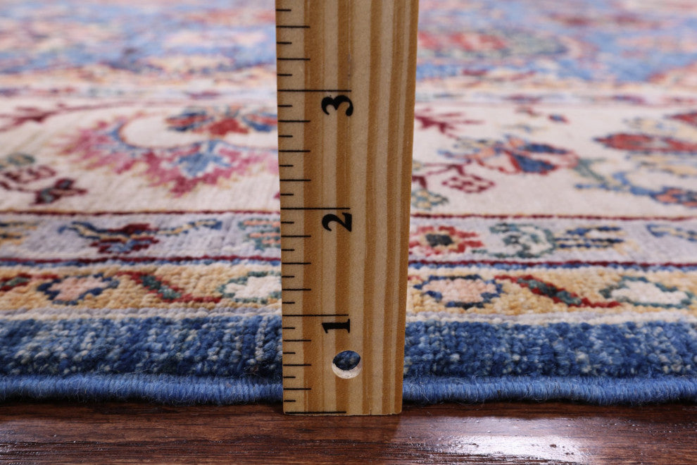 6' 10" X 10' 1" Persian Tabriz Hand-Knotted Wool Rug Q7525