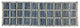 3' X 8' Blue And Gray Grid Runner Rug