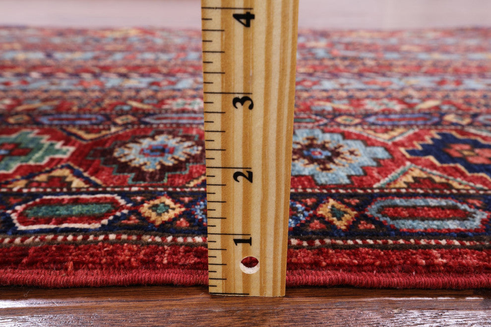Persian Gabbeh Shall Hand-Knotted Rug 3' 2" X 5' 0" Q5051