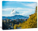 Old Town and Hills in Tbilisi, Landscape Canvas Art Print, 20"x12"