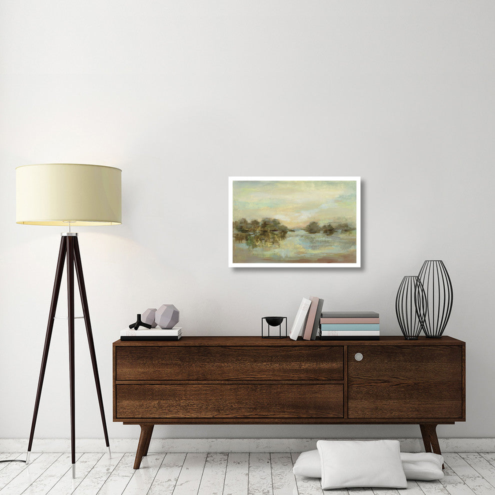 "Dreamy Lake" Digital Paper Print by Silvia Vassileva, 32"x22"