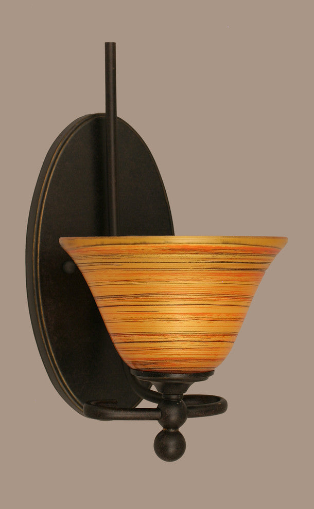Capri 1-Light Wall Sconce, Firre Saturn