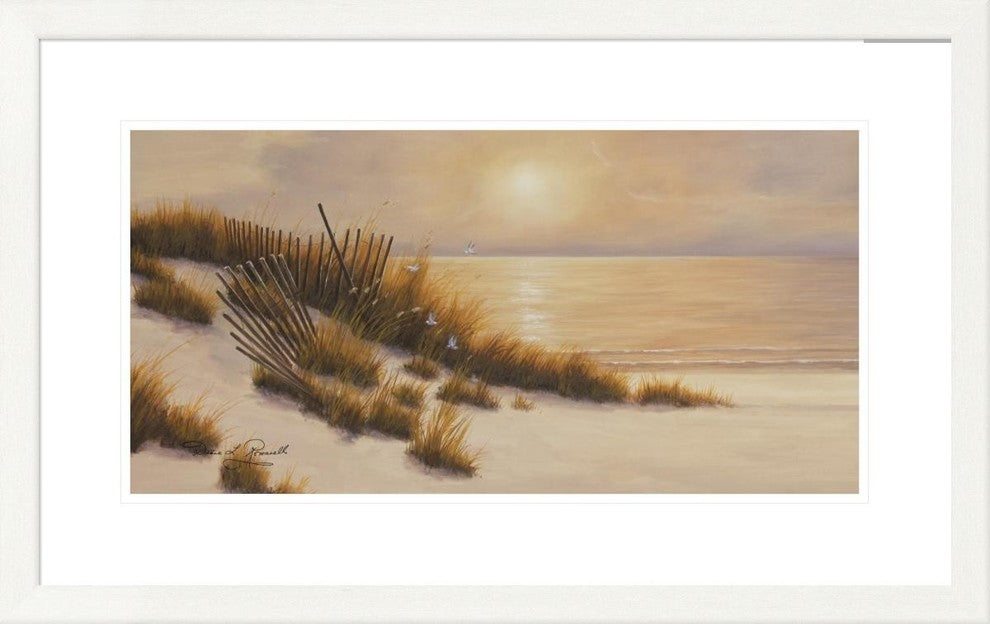 "Evening Meditation" Framed Digital Print by Diane Romanello, 33x21"
