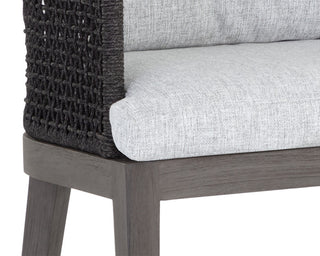 Capri Counter Stool, Smoke Grey, Copacabana Marble