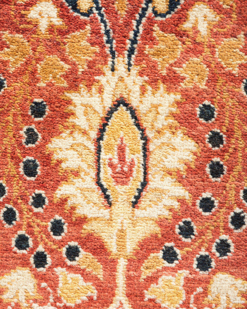 Mogul, One-of-a-Kind Hand-Knotted Area Rug Orange, 12'4"x15'8"