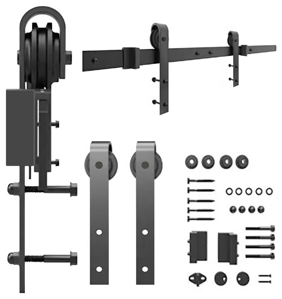 Barn Door Kimberly Bay, Black, 78"