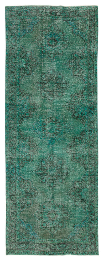 Rug N Carpet - Handwoven Oriental 4' 10" x 12' 6" Vintage Runner Rug