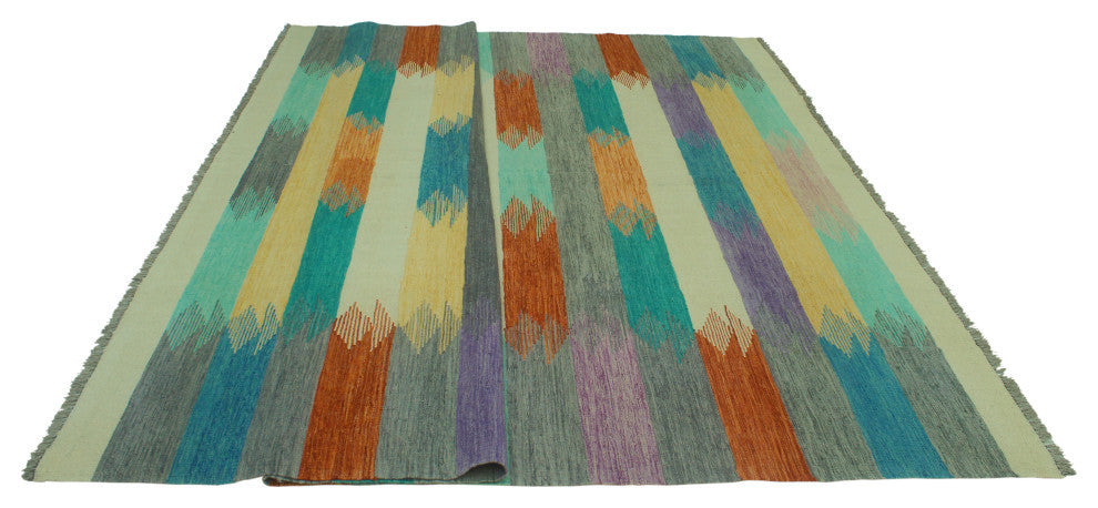 Winchester Kilim Eimy Rust/Ivory Rug, 8'2x9'8