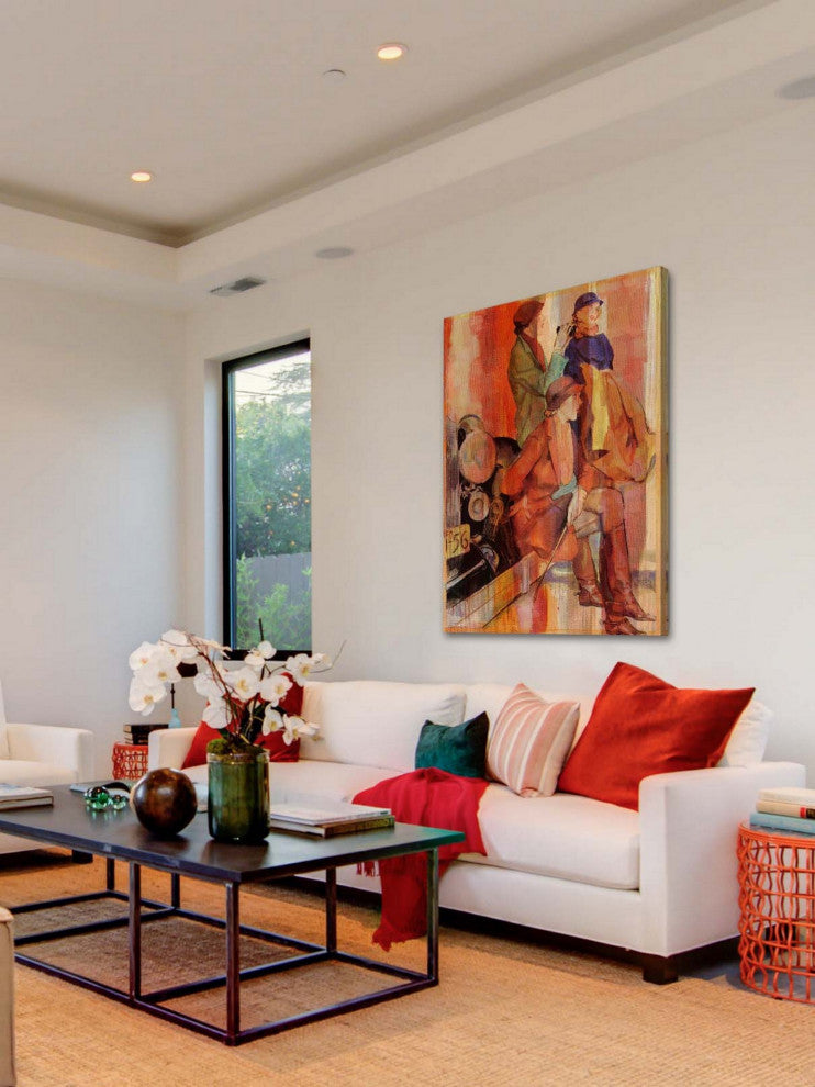 "Girl's Day" Print on Canvas, 16"x24"