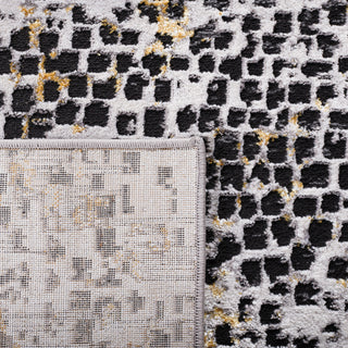 Safavieh Amelia Collection, ALA254 Rug, Charcoal/Gold, 4'5"x6'5"