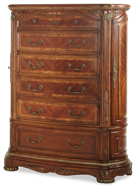 6-Drawer Chest, Honey Walnut