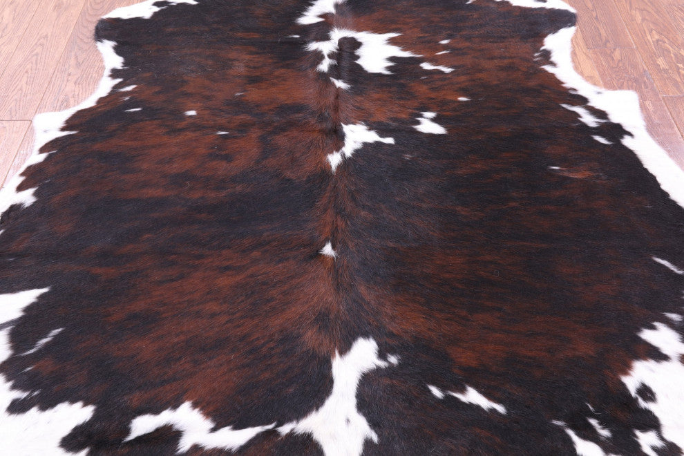 5' 11" X 5' 8" Natural Cowhide Rug C1867
