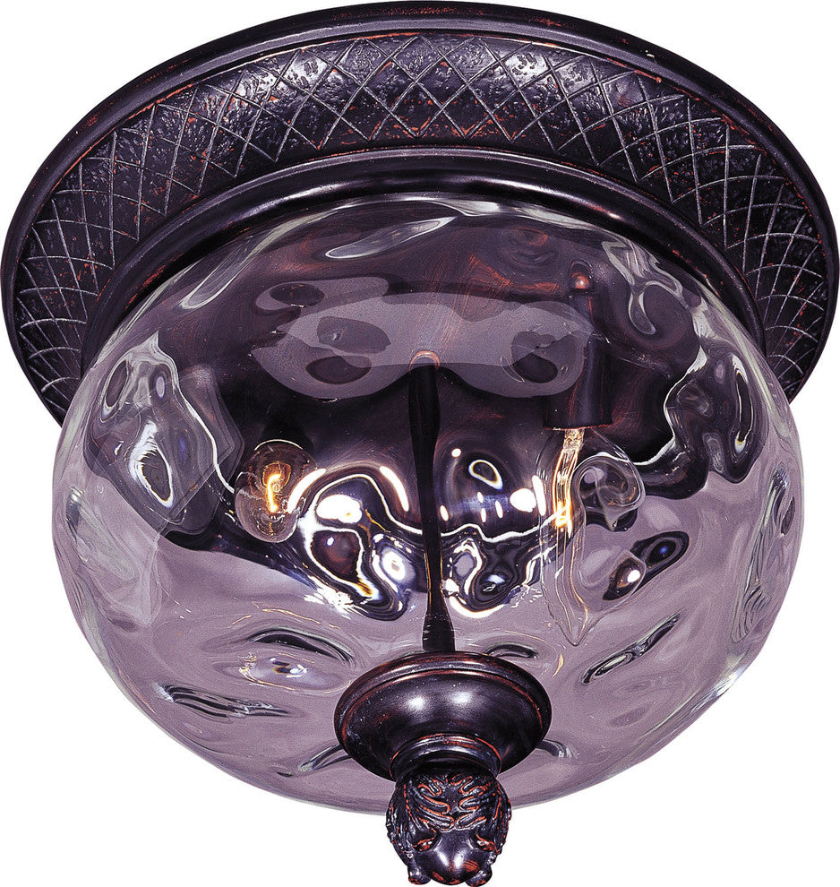 Maxim Carriage House VX Two Light Outdoor Flush Mount 40429WGOB
