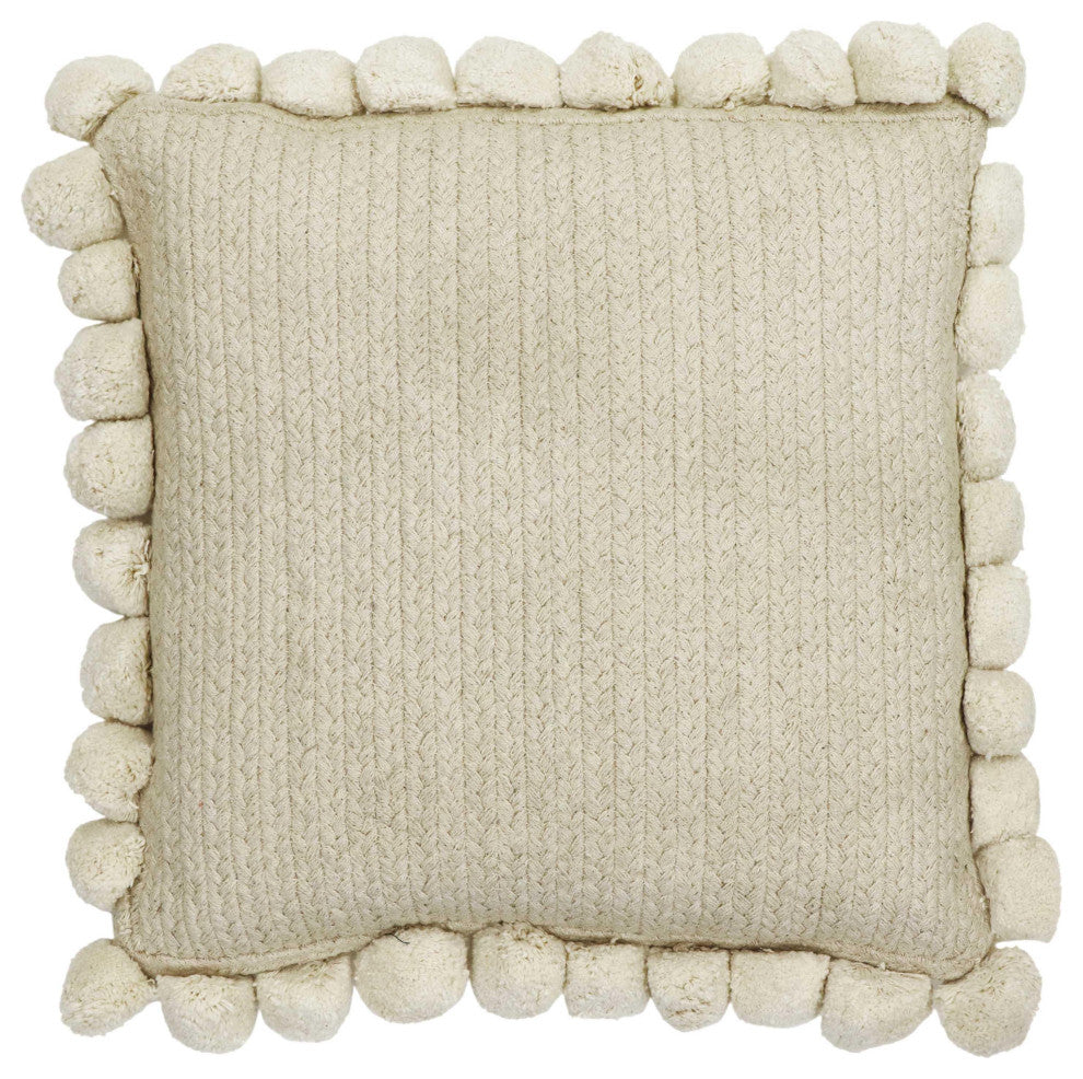 Adelyn Square Tasseled Accent Pillow