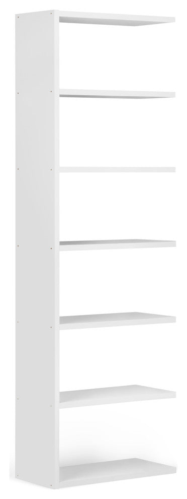 Block Modern Modular Add-On Expansion Shelves, Matte White