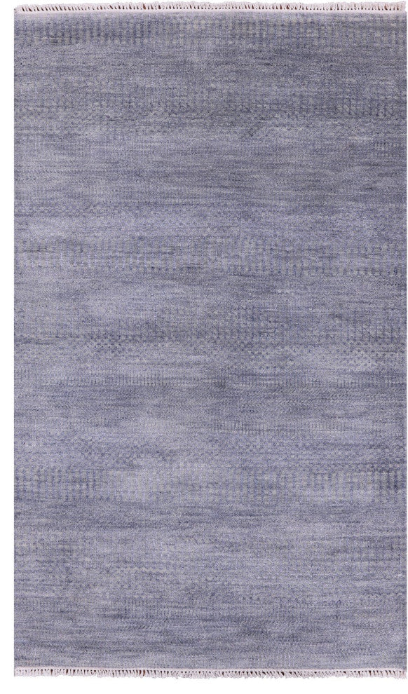 3' 1" X 5' 1" Savannah Grass Handmade Wool and Silk Rug Q11542