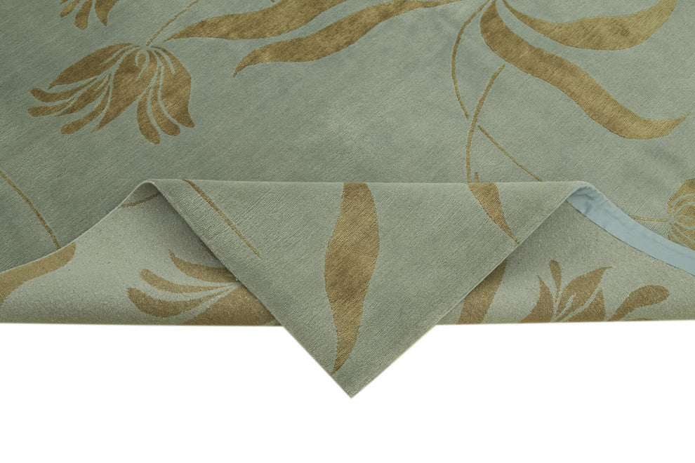 Rug N Carpet - Handmade Oriental 8' 0'' x 10' 1'' Wool Oushak Area Rug