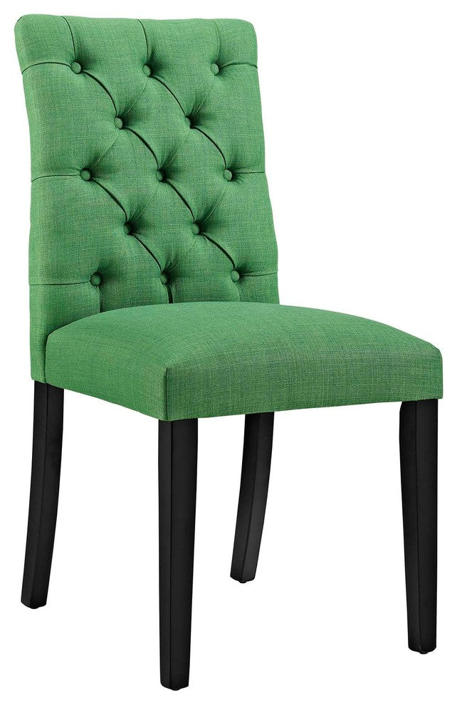 Duchess Dining Chair Fabric Set of 4, Green