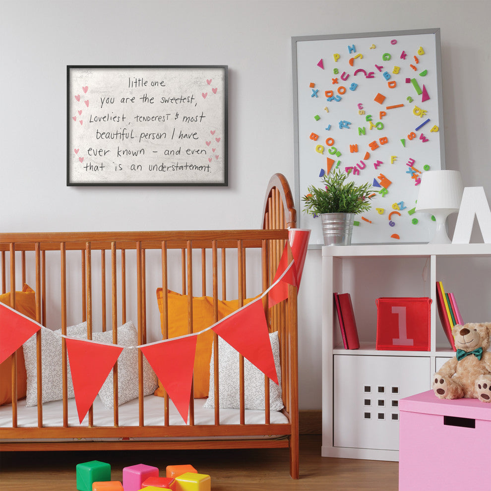 Kids Inspirational Word Pink Stars Bedroom, 24"x30"