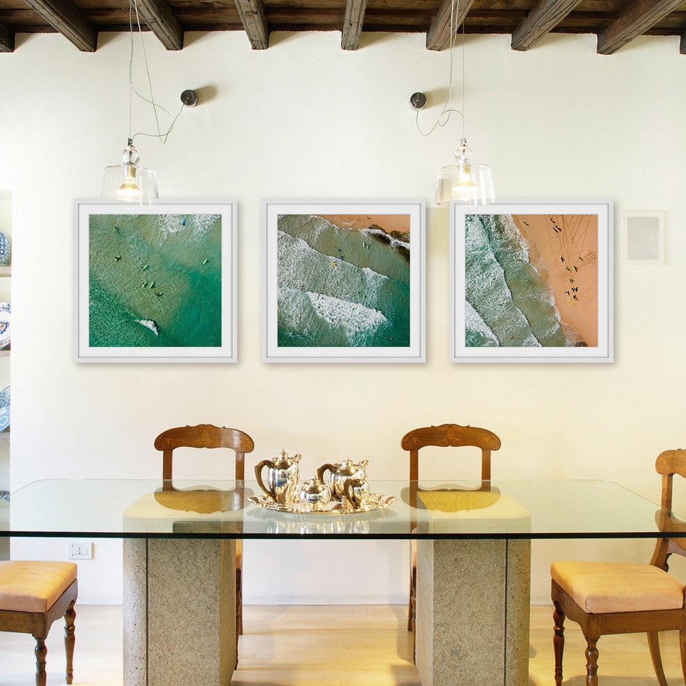 Waves Triptych, 72x24