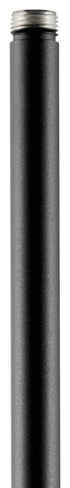 Textured Black Accessory Stem 1/2NPSM 24 in