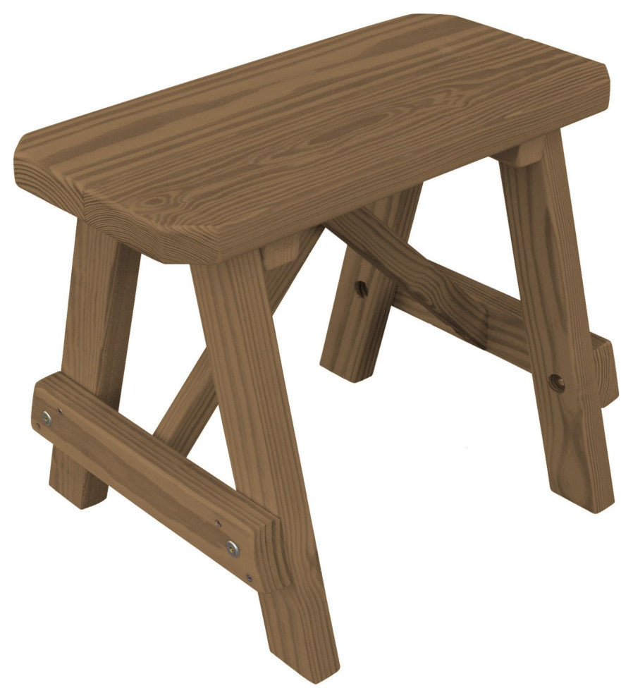 Pine Traditional Picnic Bench, Mushroom Stain, 2 Foot