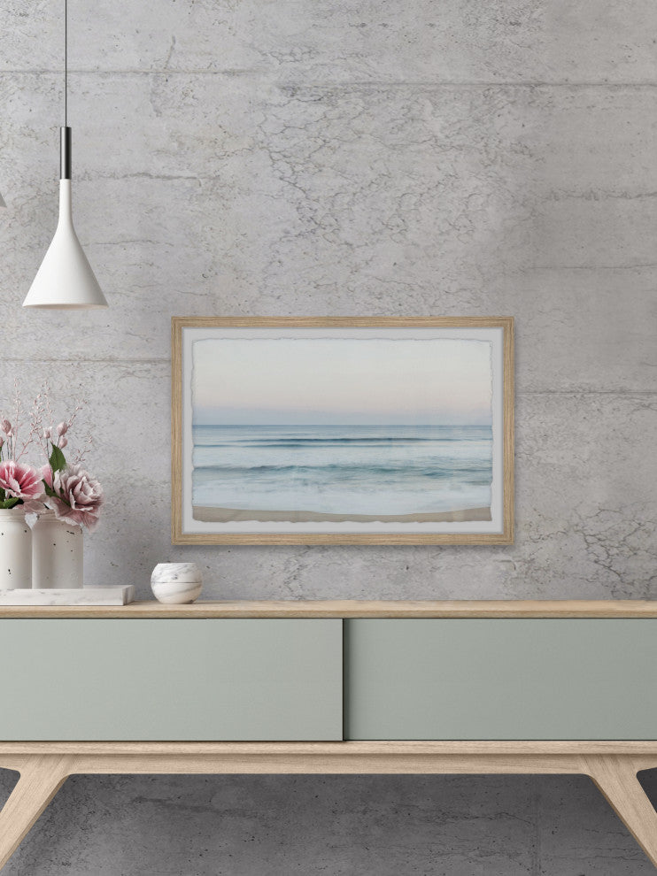 "Ocean Is Magical" Framed Painting Print, 18x12