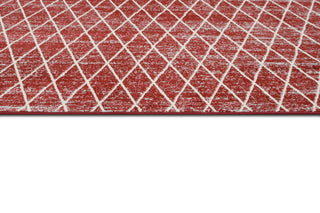 Modern Accent Rug, Scarlet Red, 6'11"x4'11"