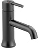 Delta Trinsic Single Handle Bathroom Faucet, Matte Black, 559LF-BLLPU