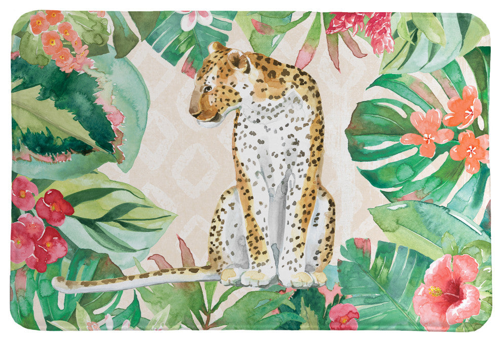 Laural Home Cheetah, the Jungle Memory Foam Rug