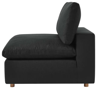 Modular Sectional Deep Sofa Set, Black, Fabric, Modern, Lounge Cafe Hospitality