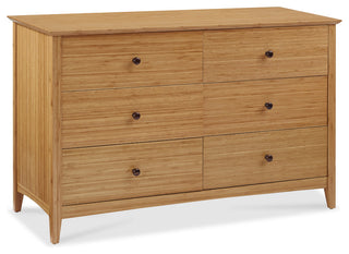 Willow 6 Drawer Dresser, Caramelized